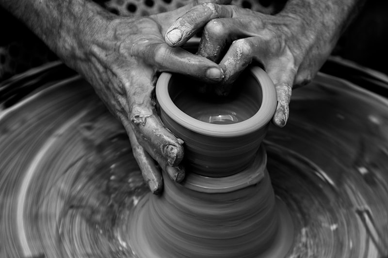 Photo by Quino Al on Unsplash — representative image for Sip & Paint Pottery Fun – Uncork Your Creativity at Color Me Mine Culver City – BYOB Style! 🍾 🥂